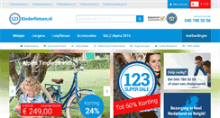 Desktop Screenshot of 123kinderfietsen.nl